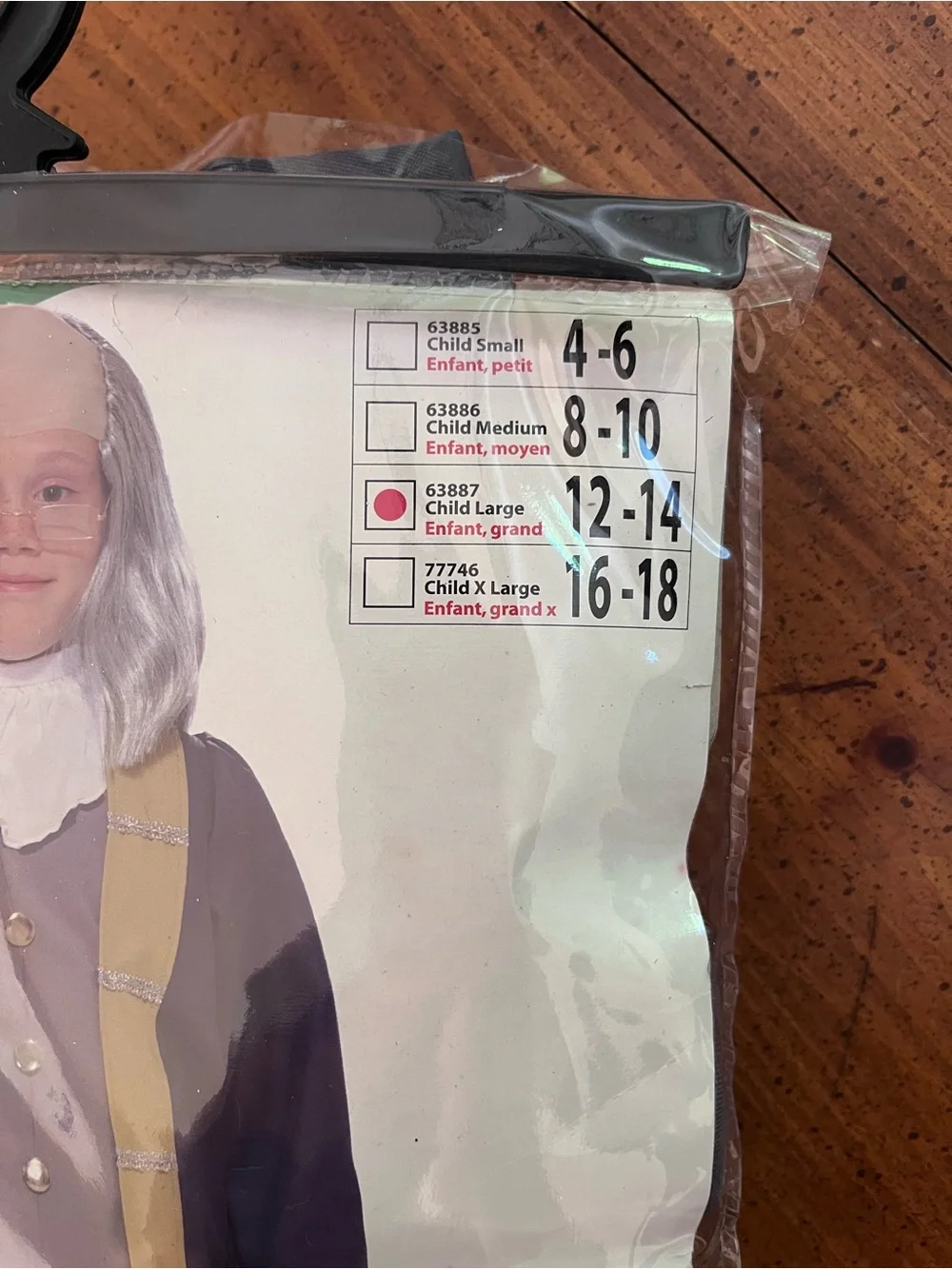 Ben Franklin Kids Costume